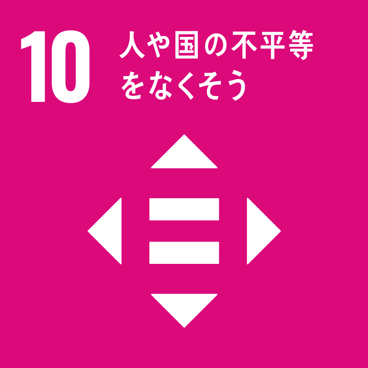 10 ひとや国の不平等をなくそう